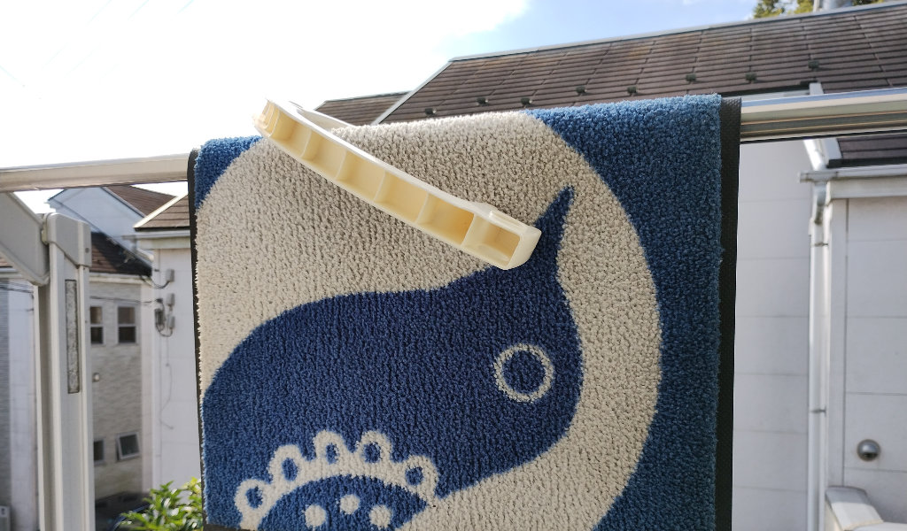 洗って干した