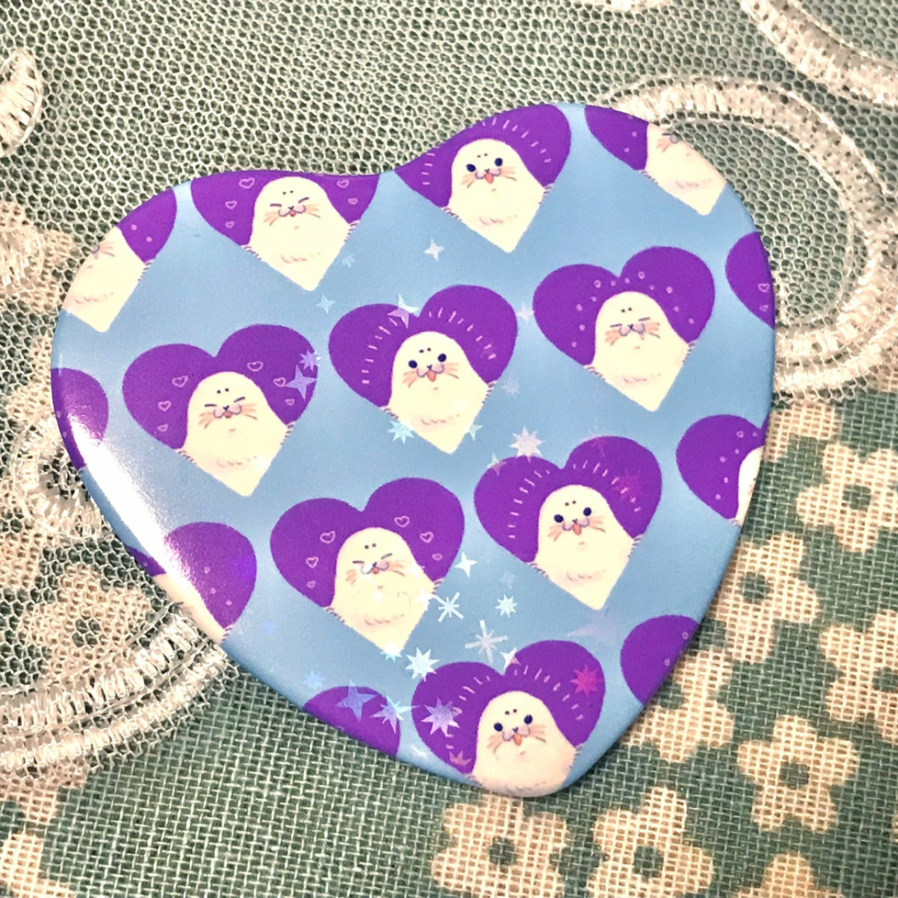 お面缶バッジ十七 by だいきょ屋｜雑貨百般・本当に売ってる架空のお店