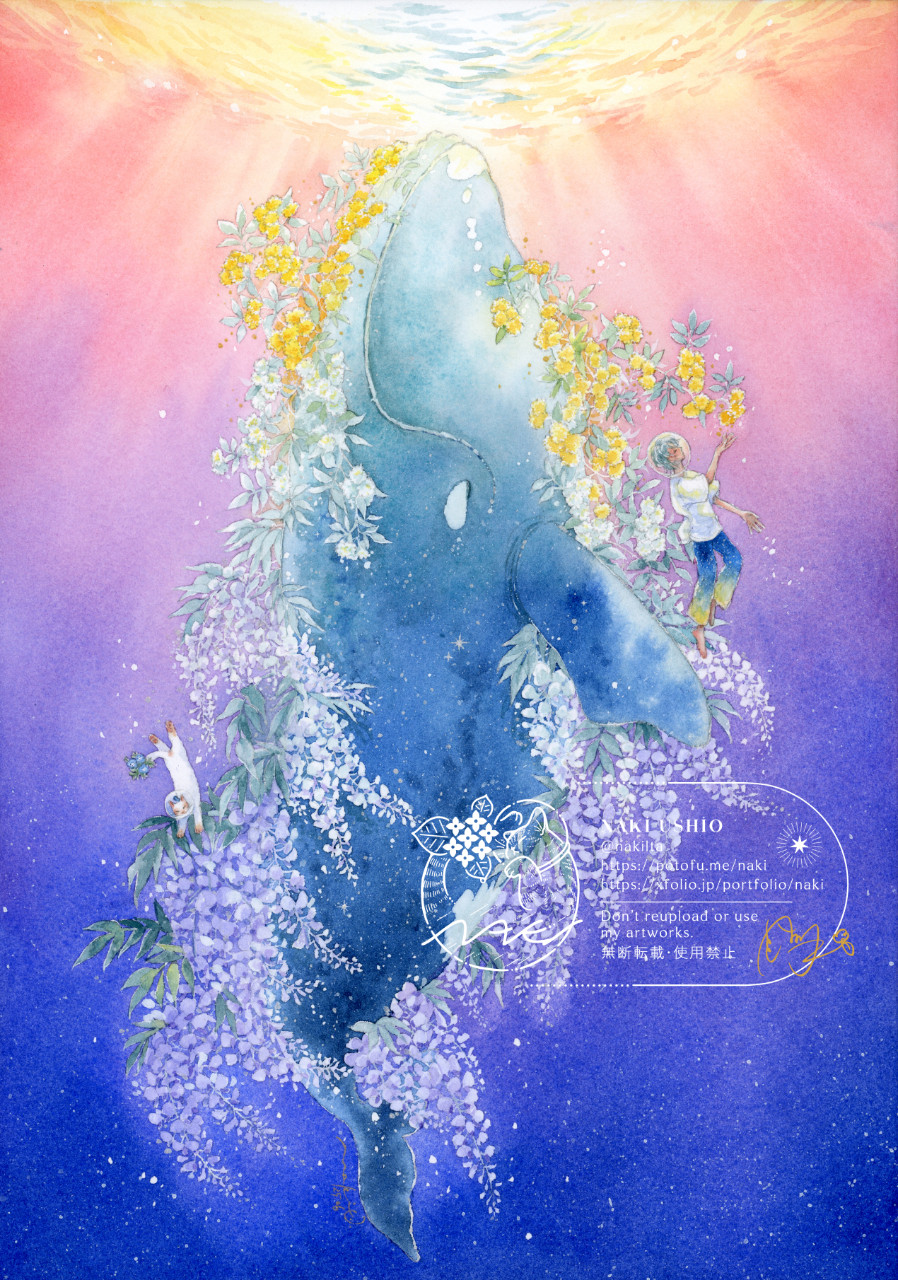 妖精シリーズ ポストカード「紫陽花の妖精」 by nami_asam｜雑貨百般