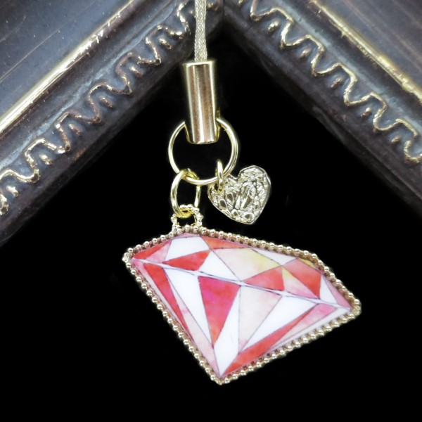 宝石シリーズ アクセサリー 宝石ストラップ ブリリアントモノトーン by