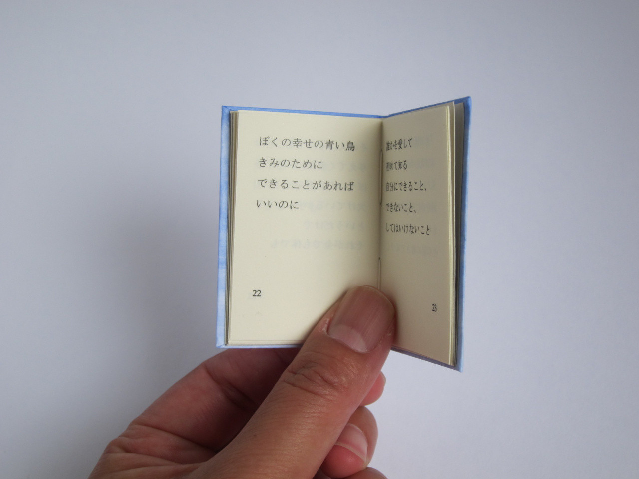 豆本『青い鳥のバラッド』 by 宵星書房｜雑貨百般・本当に売ってる架空